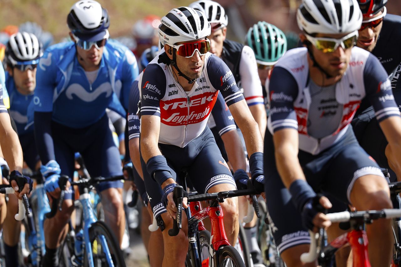 Giro dItalia 2020 103rd Edition 17th stage Bassano del Grappa Madonna di Campiglio 203 km 21102020 Vincenzo Nibali ITA Trek Segafredo photo Luca BettiniBettiniPhoto2020