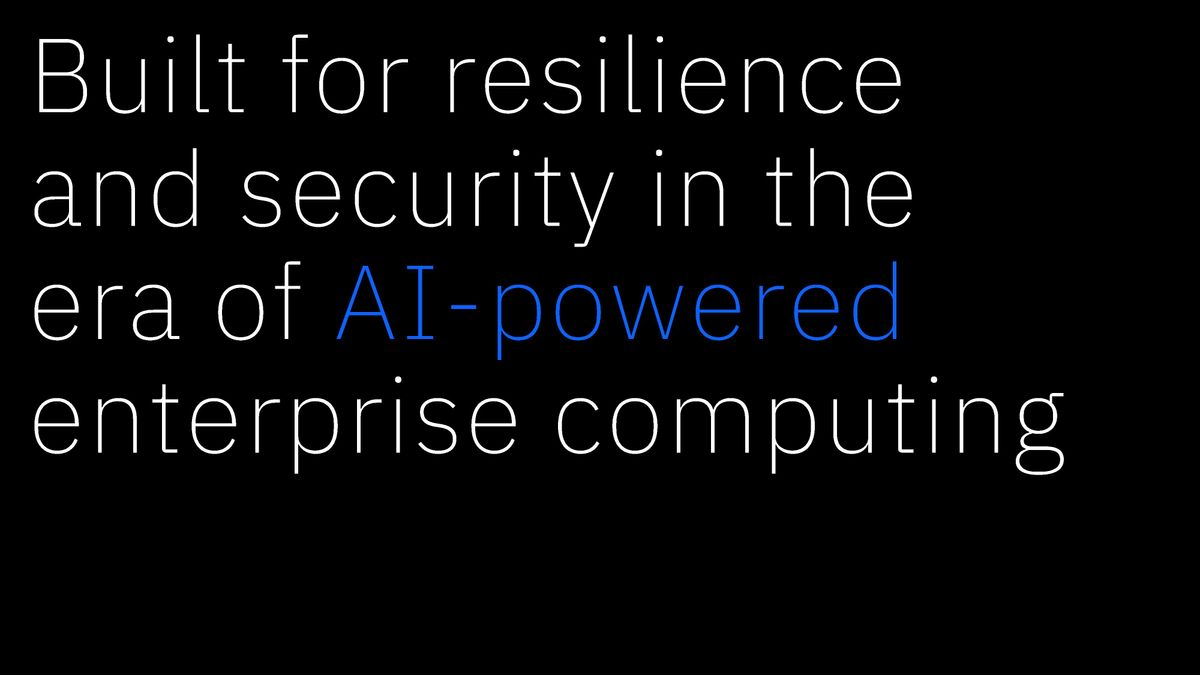 IBM Hot Chips 2026 presentation.
