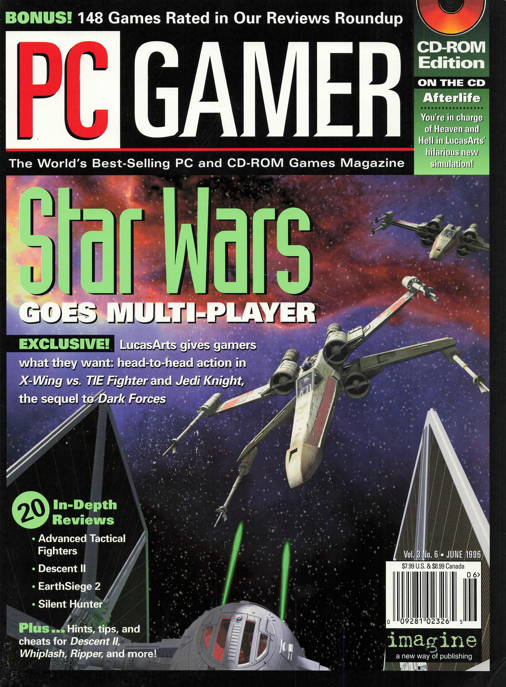 PC Gamer US #25 cover: Star Wars goes multiplayer