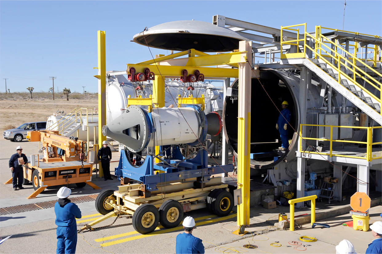 AFRL Rocket Lab motor installation