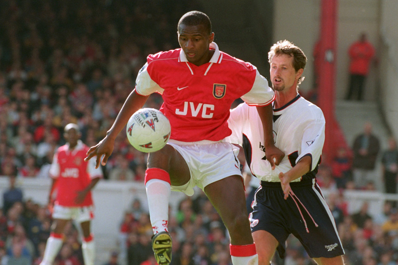 Patrick Vieira back in his Arsenal days