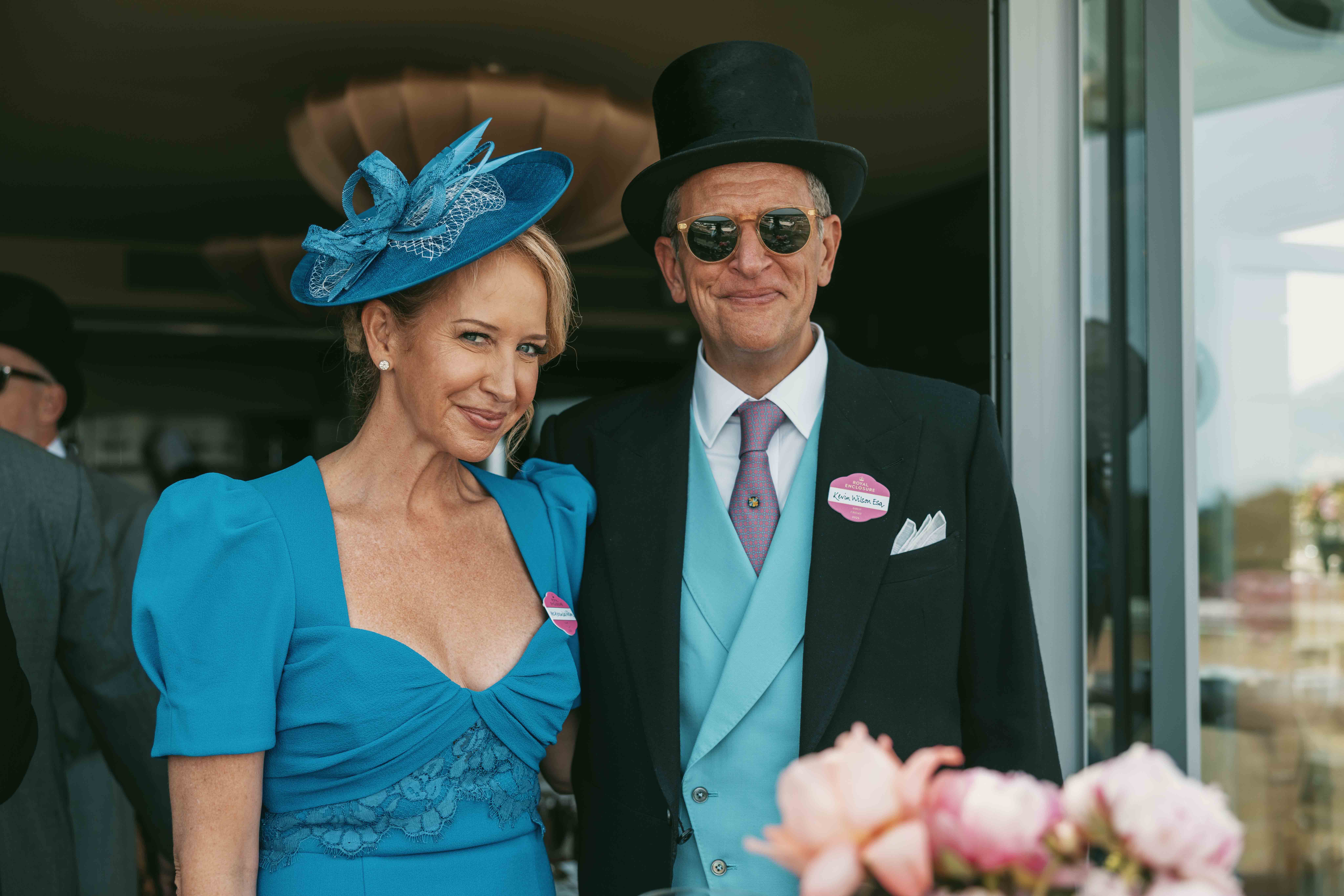 People attending Royal Ascot wearing morning dress