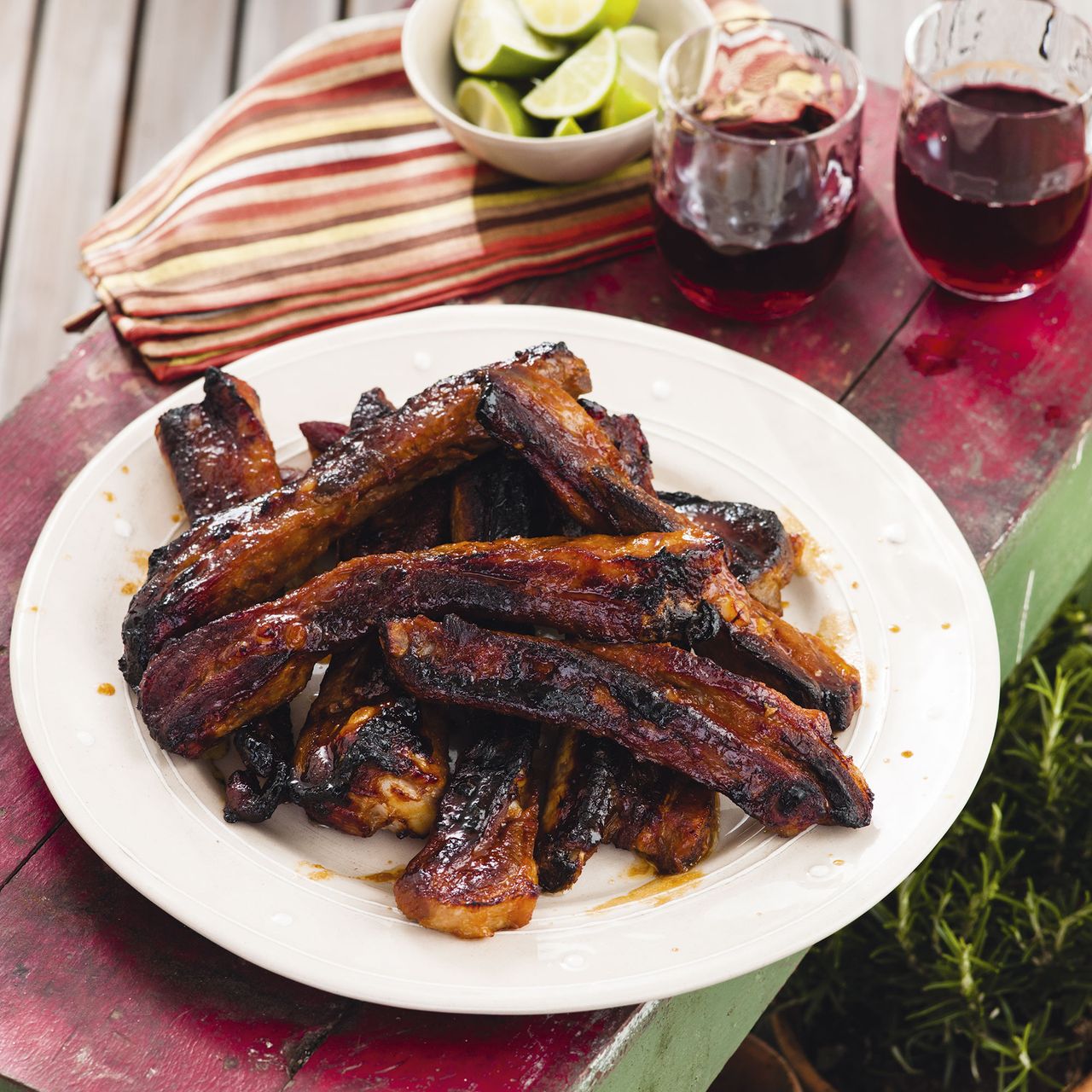 Sweet chilli and Lime pork ribs - summer recipes - woman&amp;home July 2013