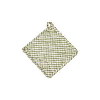 gingham pot holder from the six bells