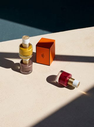 Les Mains Hermès nail polish collection photographed by Joaquin Laguinge
