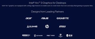 Intel Arc A380 desktop graphics card