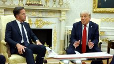 Donald Trump and Mark Rutte