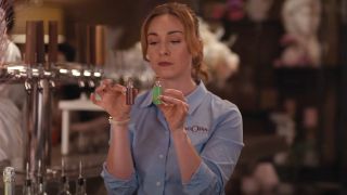 Amy Groening in the 2026 Hallmark premiere Because of Cupid.