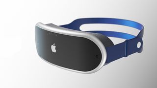 Apple VR; a render of a rumoured VR headset that looks like ski goggles