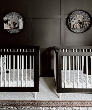 Black twin nursery design idea by Christina Quek-Slippy