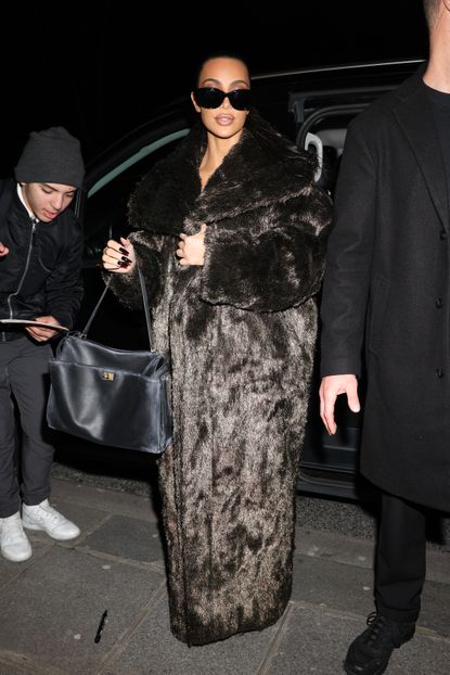 Opulent Fur Coats Dominate Celebrity Style at Paris Fashion Week ...