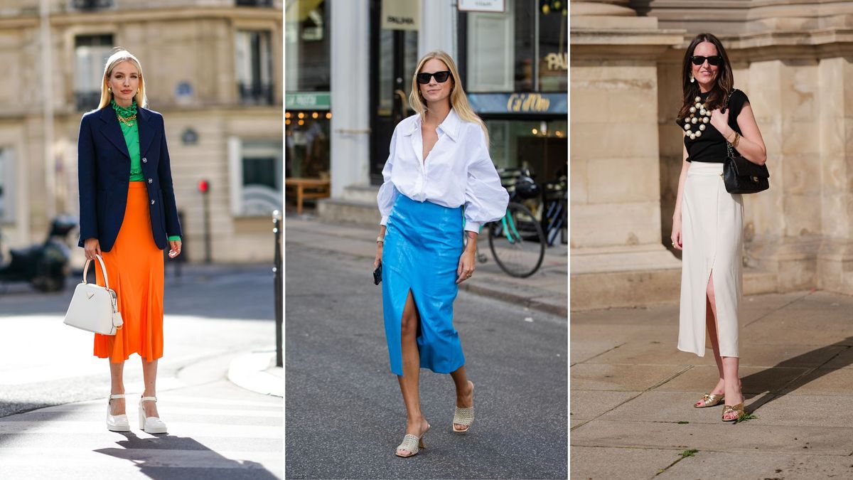 How to style a slip skirt for work for maximum versatility
