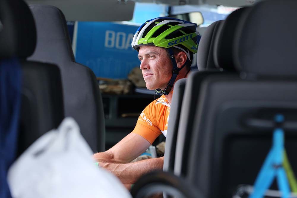 A pensive Simon Gerrans (Orica-GreenEdge)