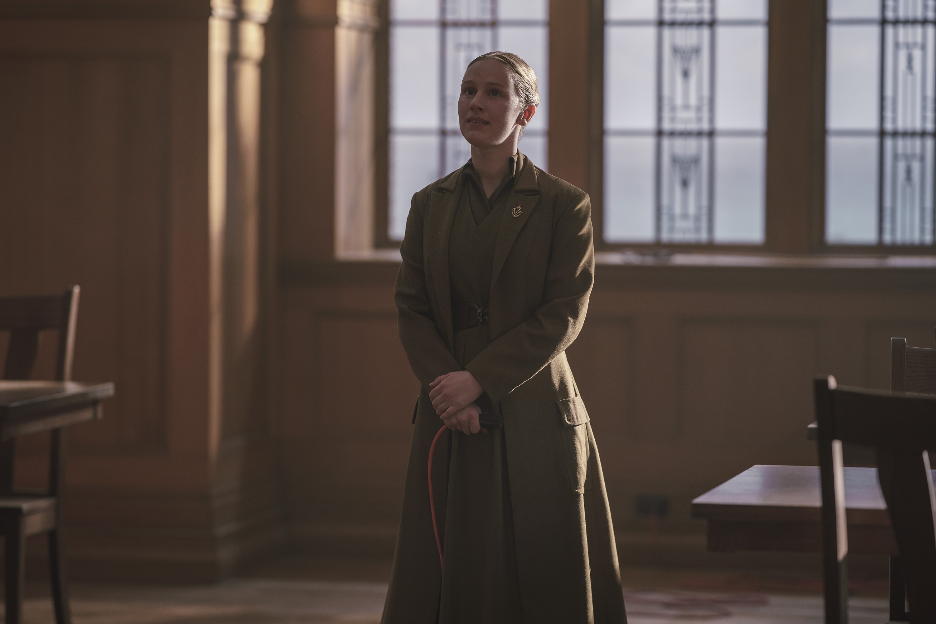 Eva Foote as Aunt Estee, in Hulu's 'The Testaments'