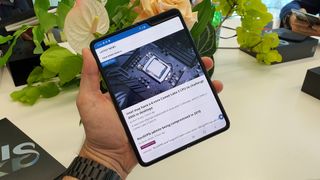 Hands on with Samsung's Galaxy Fold