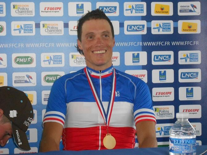 French time trial national champion Sylvain Chavanel