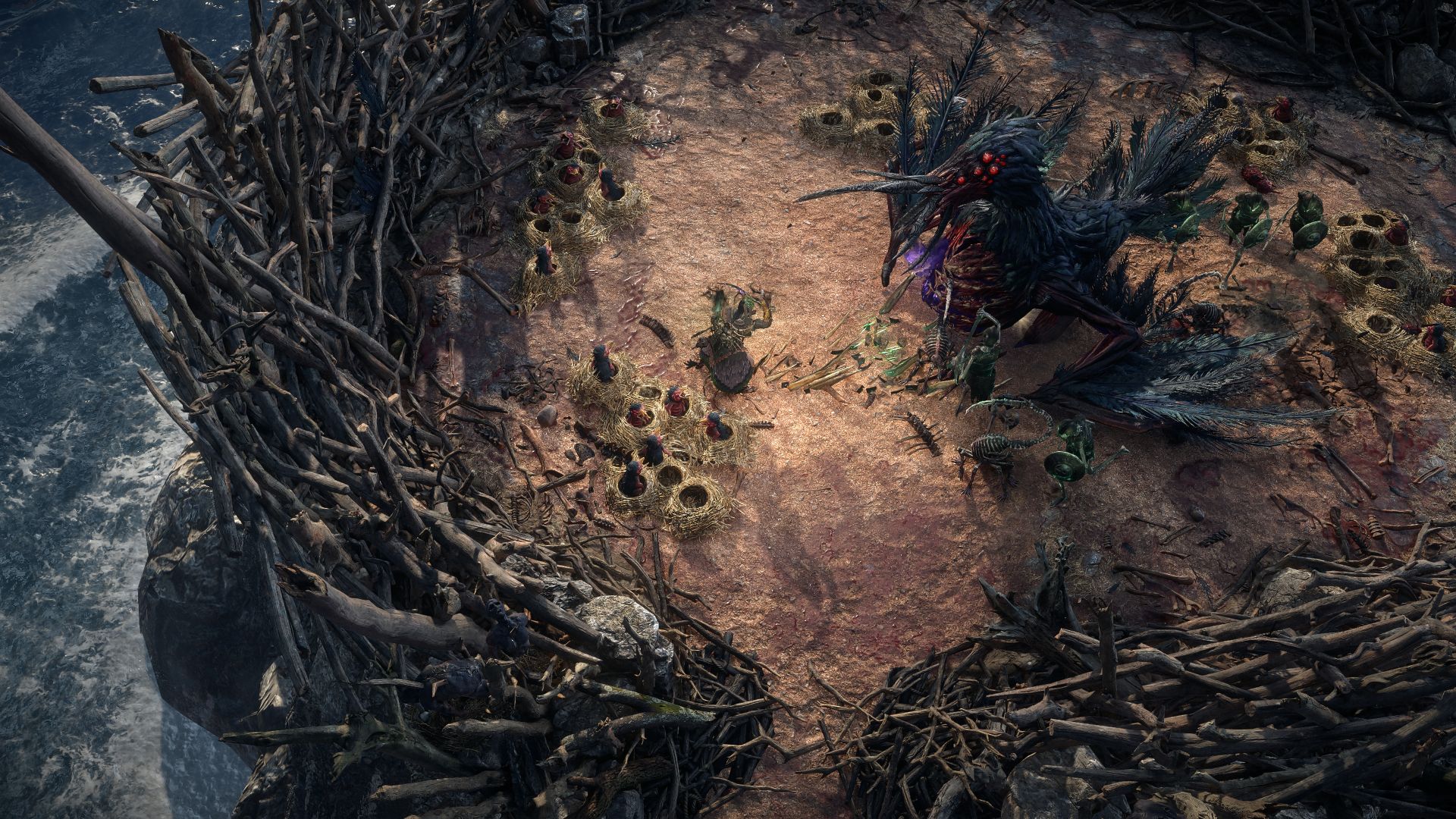 Boss fight in a dragon's nest.