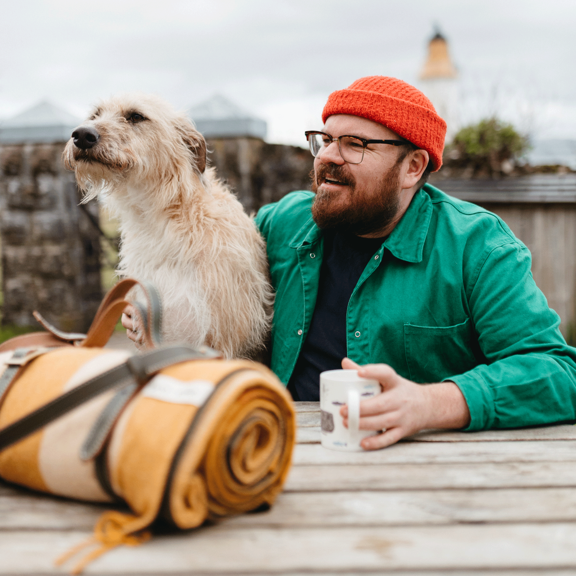 Interior Designer Banjo Beale reveals his secret for styling a blanket