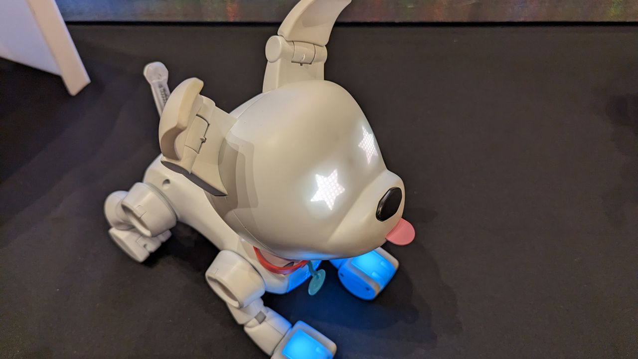 WowWee Dog-E robot dog toy at Showstoppers, CES 2023