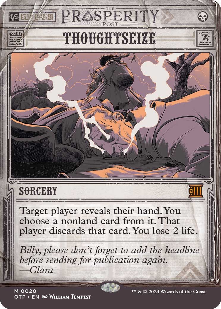 Thoughtseize breaking news treatment
