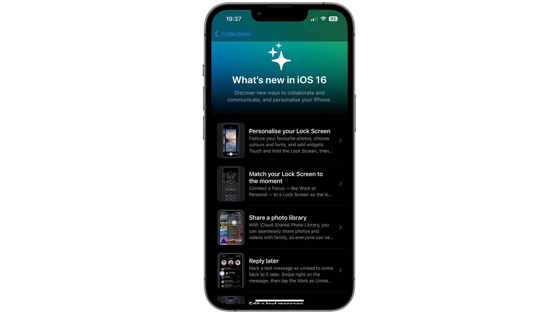 Фишки ios 17