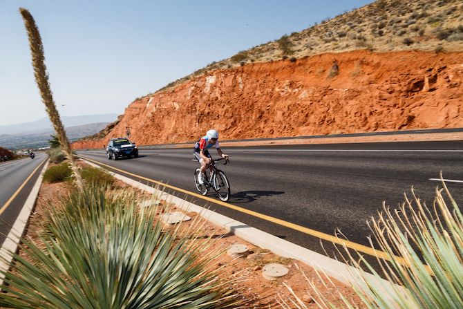 Michael Rice of Australia and the Hagens Berman-Axeon Cycling Team on August 6, 2018 in St. George, Utah.