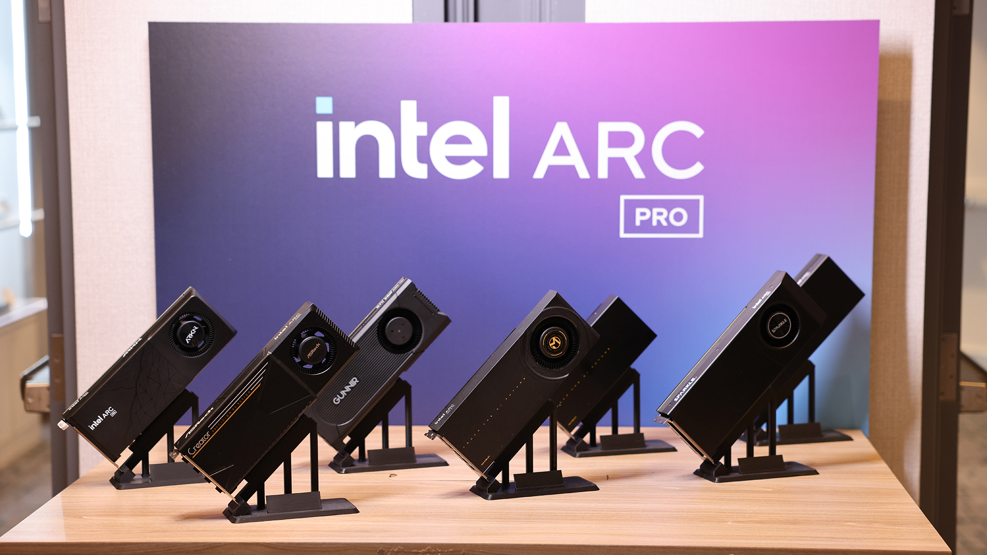 Intel Arc Pro B70 GPUs