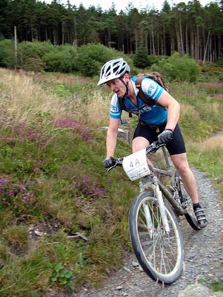 A rider during the special stage of day three.