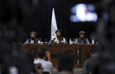 Taliban news conference.