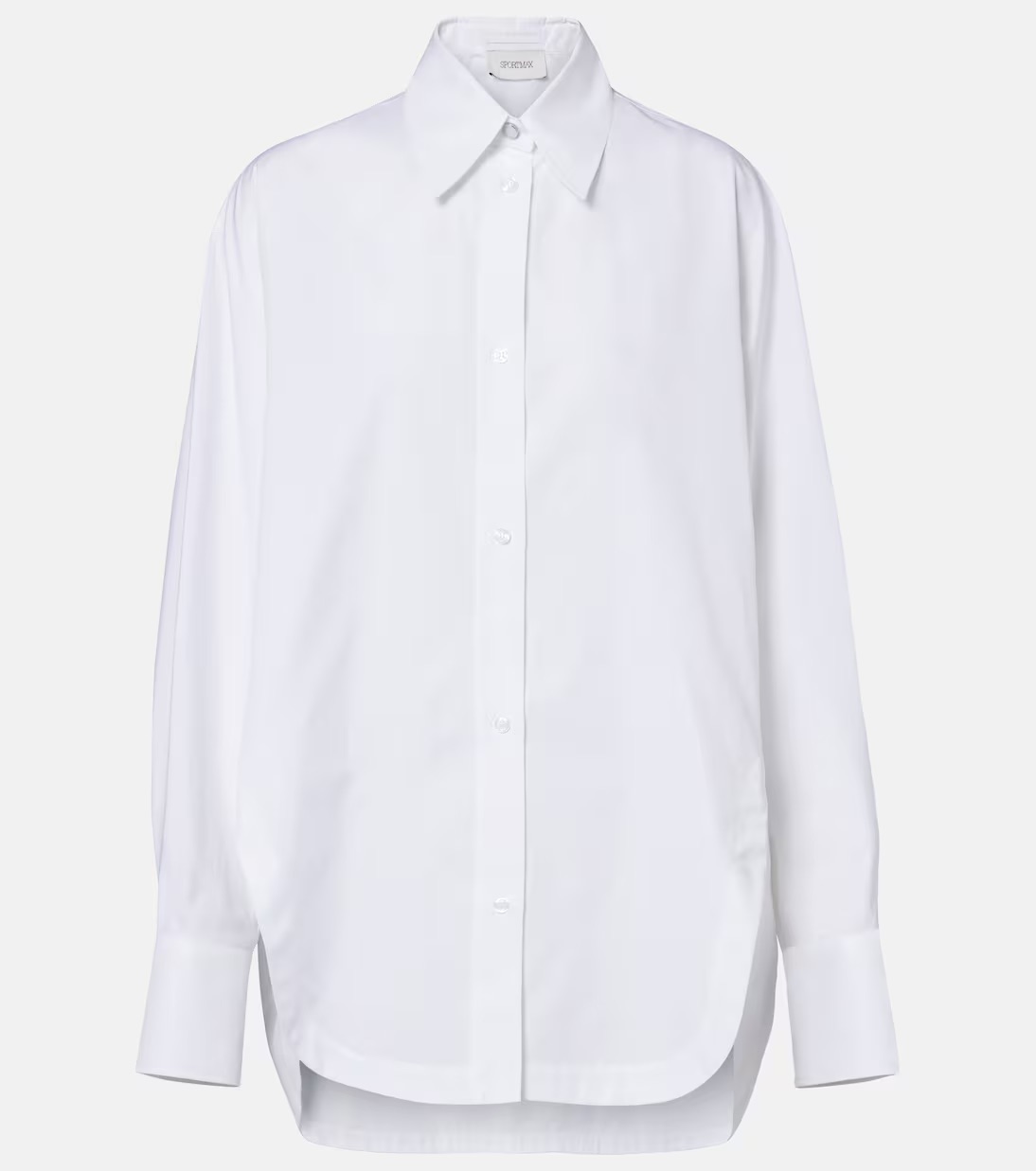 Sportmax, Ovest Oversized Cotton Poplin Shirt