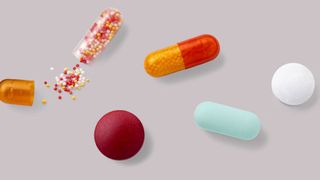 Pill, Colorfulness, Medicine, Capsule, Prescription drug, Pharmaceutical drug, Amber, Orange, Medical, Analgesic,
