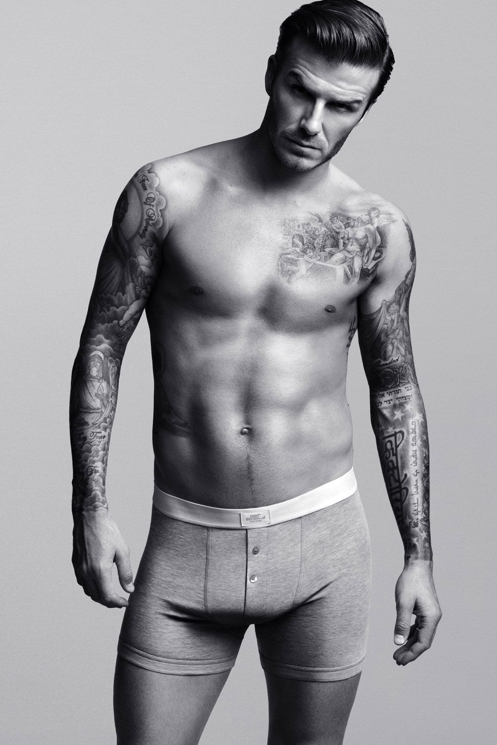 David Beckham models for H&amp;M