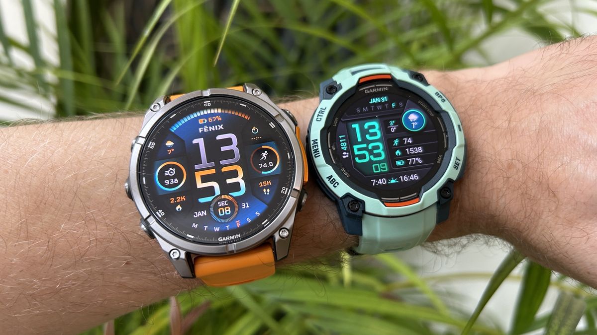 Garmin Fenix 8 and Garmin Instinct 3