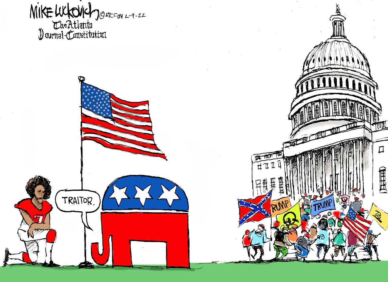 Political Cartoon.