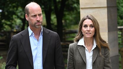 Catherine, Princess of Wales and Prince William, Prince of Wales visit the Natural History Museum's newly transformed gardens
