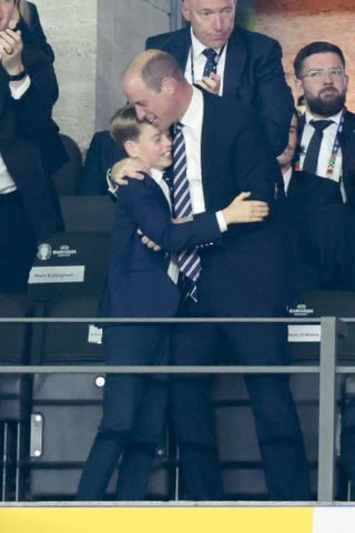 Prince William and Prince George at Euro 2024