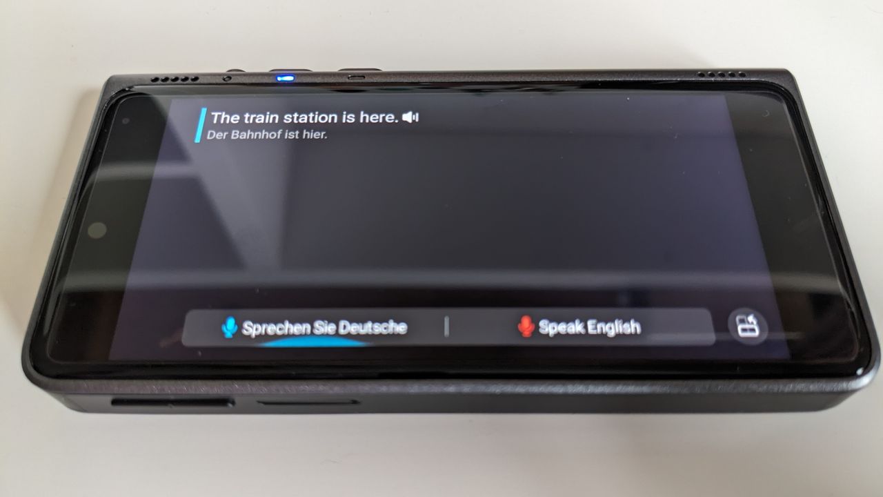 Timekettle T1 AI translator during our review
