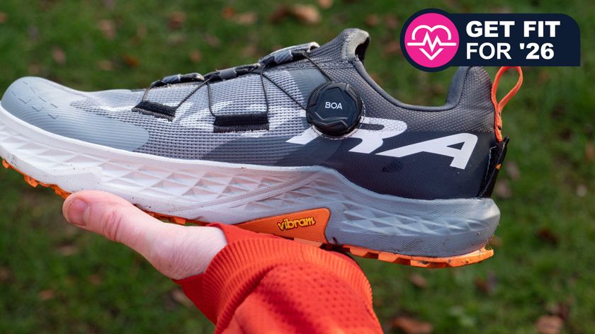 Altra Timp 3 Boa shoe in hand