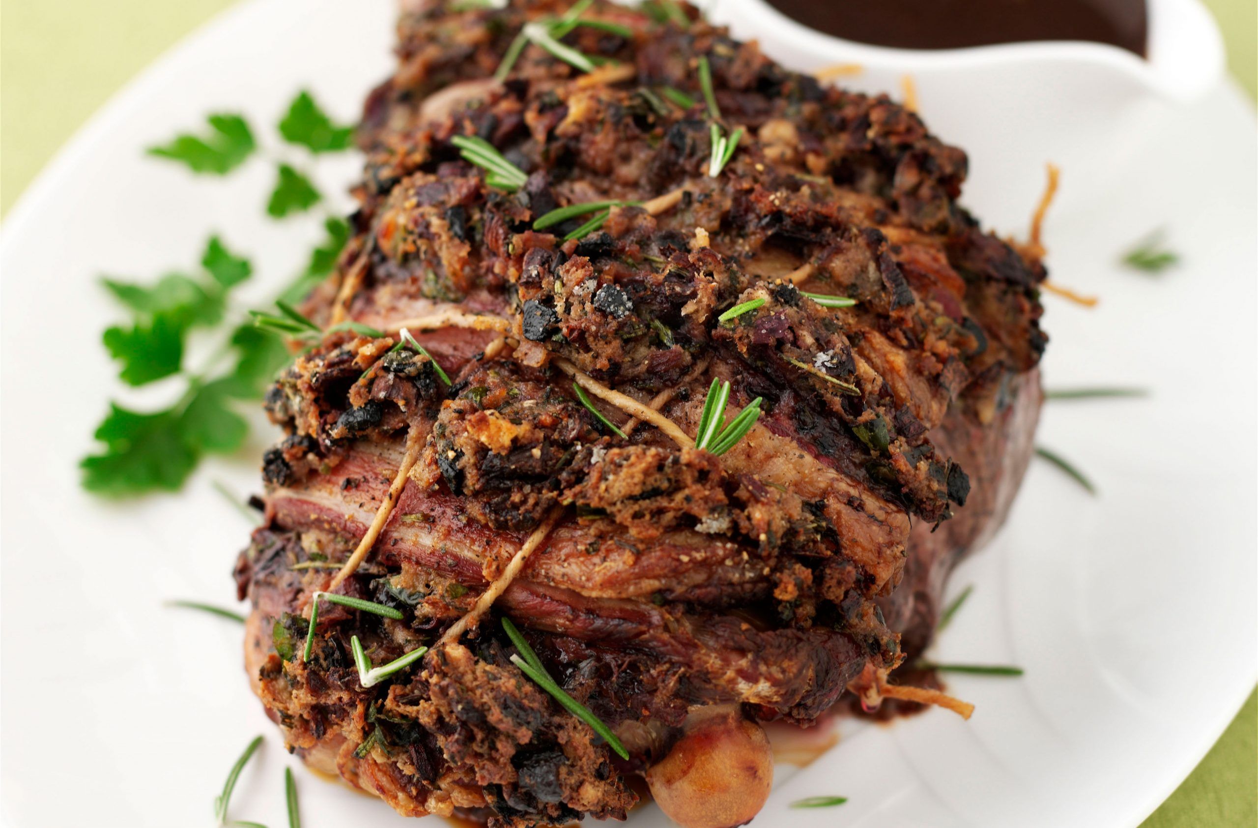 Crispy roast lamb recipe