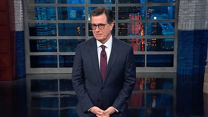 Stephen Colbert on the Mueller plot
