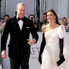 The Prince and Princess of Wales at the BAFTAs