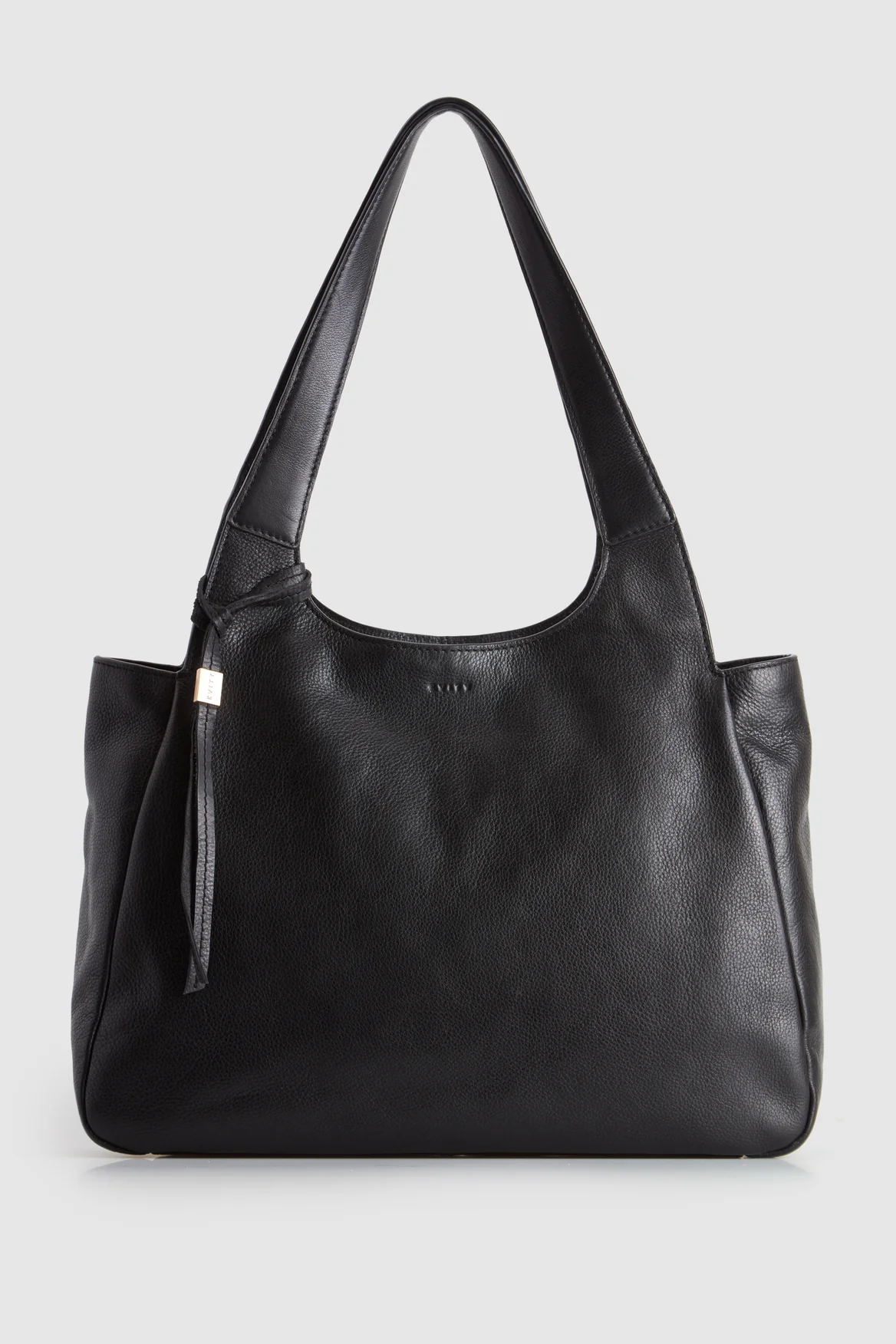 Evity Clara Leather Charm Tote Bag