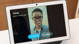 Video call on the Google Nest Hub Max