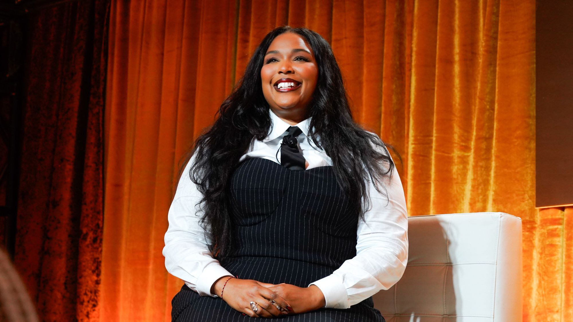 Lizzo at Fortune's most Powerful Women Summit in 2024