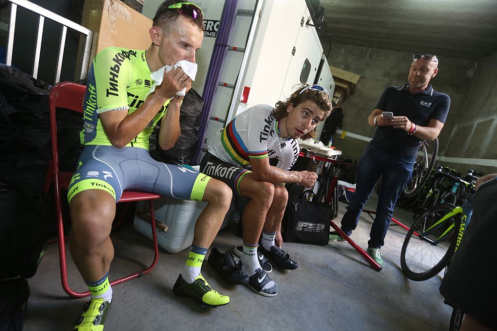 Rafal Majka and Peter Sagan (Tinkoff)