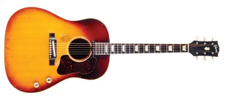 George Harrison's Gibson J-160E electric-acoustic guitar