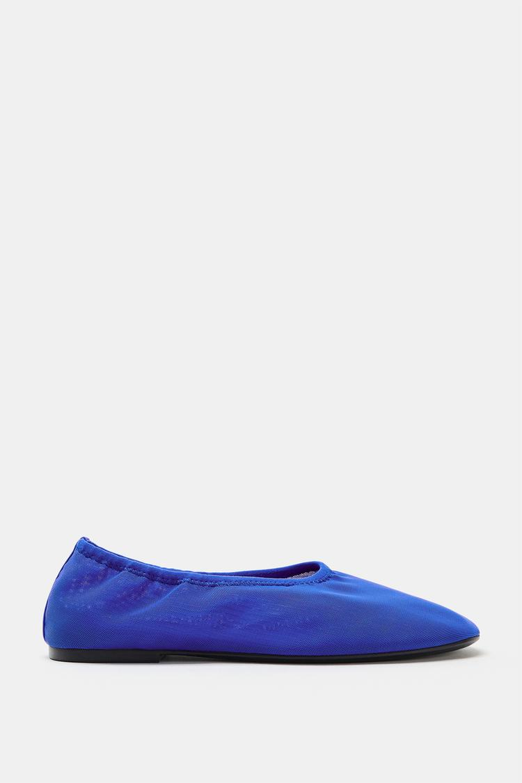 ZARA, Mesh Ballet Flats