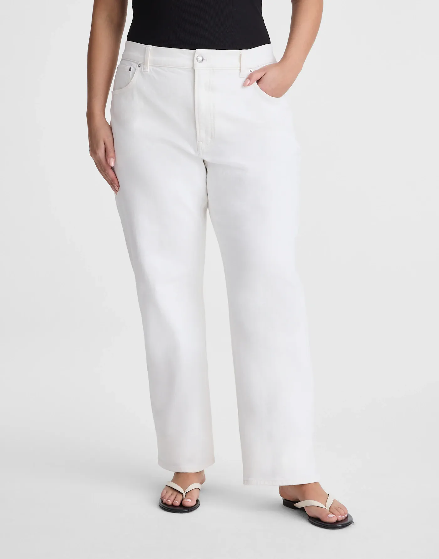 The Longline Straight Jean