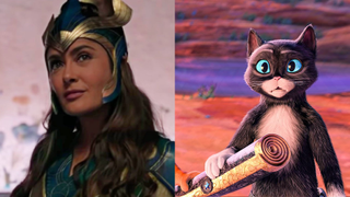 Salma Hayek voices Kitty Softpaws in Puss in Boots: The Last Wish.