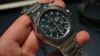 The Zenith Defy Skyline Chronograph, worn by T3's Sam Cross at Watches and Wonders 2024